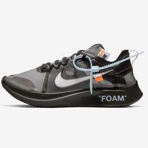 Nike Zoom Fly Off-White Black Silver Sneaker